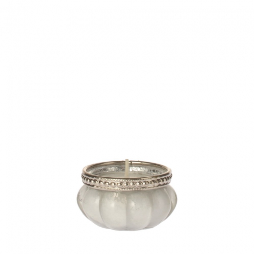 Sfeerlicht flower white 6 cm.