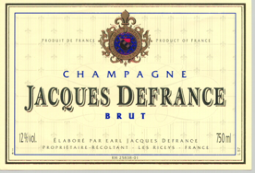 Champagne brut jacques defrance