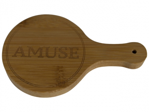 Mini bamboe plank amuse