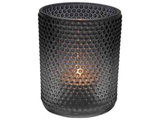 Theelichthouder antraciet