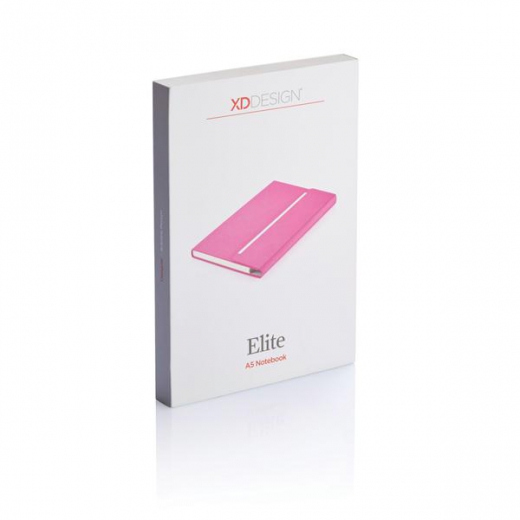 A5 elite notitieboek roze
