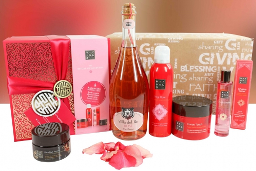 Rituals Ayurveda collection met prosecco
