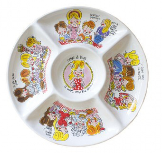 Snackschaal chips&dips Blond