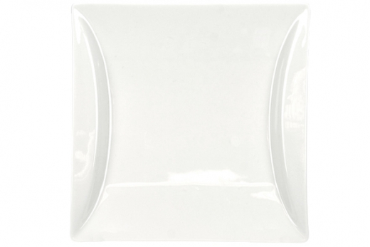 Bridge white plat bord 20x20 cm.