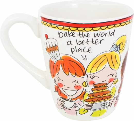 Beker rode rand tekst even bijkletsen