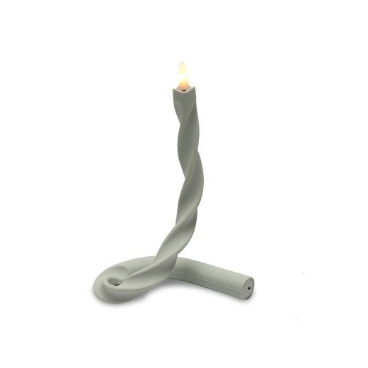 Flexibele LED Kaars Steengrijs