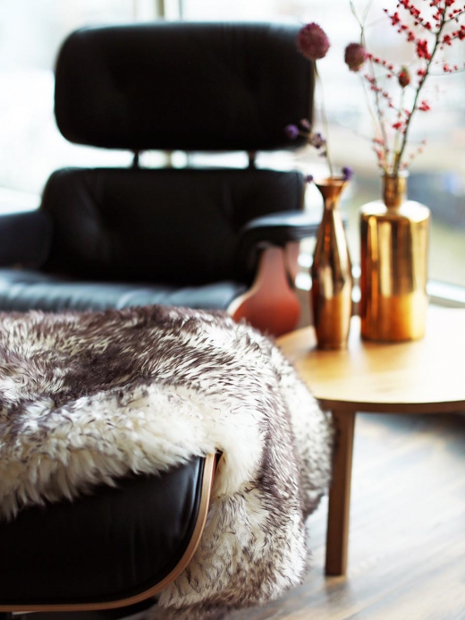 Mouflon schapenvacht 110/130 cm