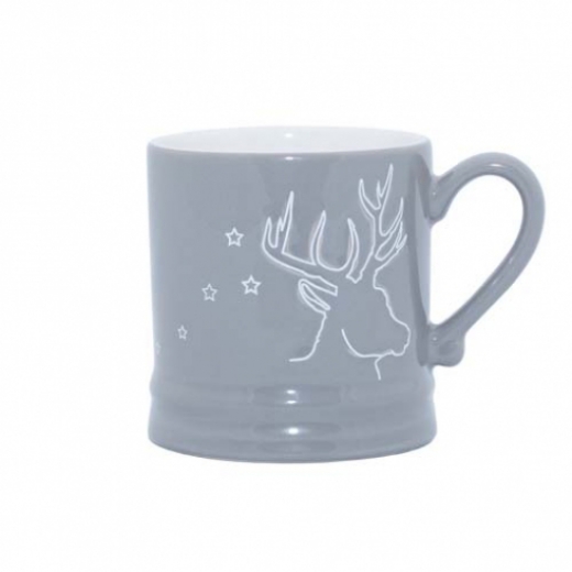 Beker klein rendier in relief