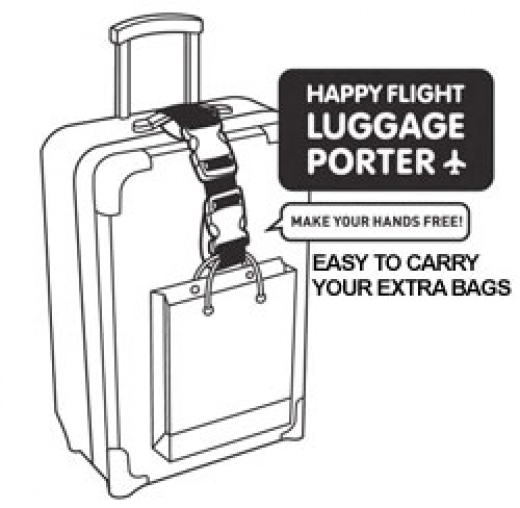 Luggage porter mini zwart