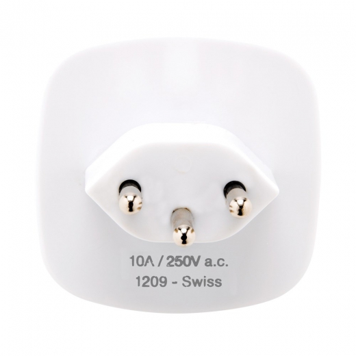 Geaarde wereld reisstekker set