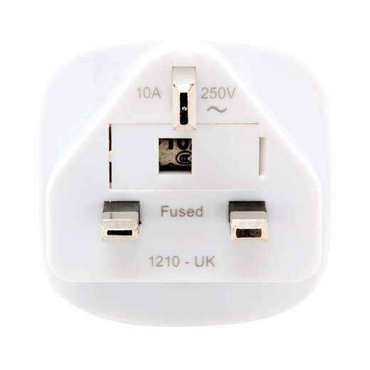 Geaarde wereld reisstekker set