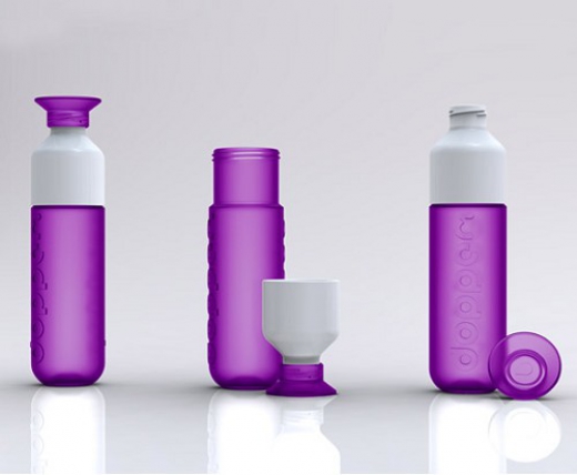 Dopper waterfles paars