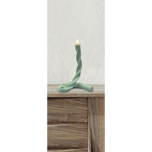 Flexibele LED Kaars Steengrijs