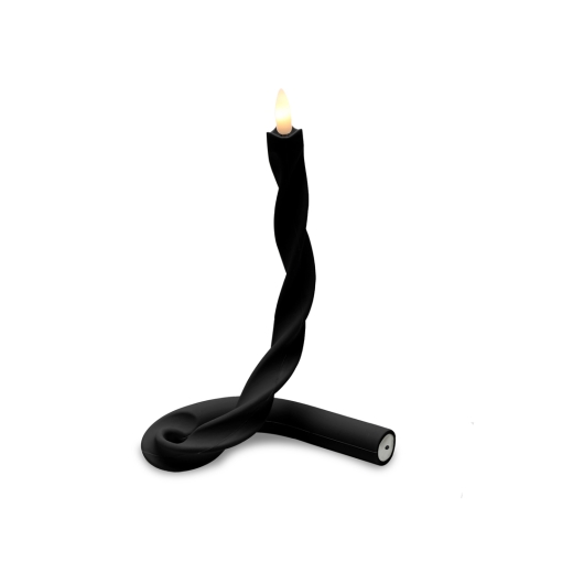 Flexibele LED Kaars Zwart