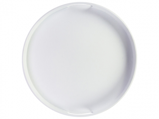 Dienblad op voet wit