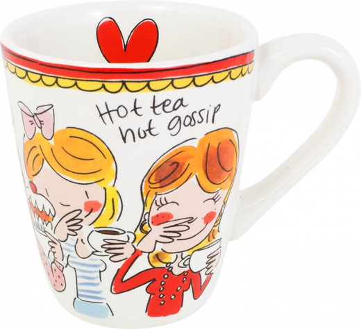 Beker rode rand tekst even bijkletsen