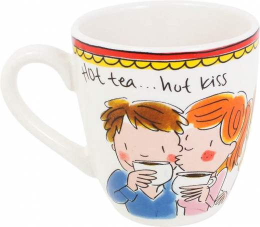 Minimok rood tekst blond