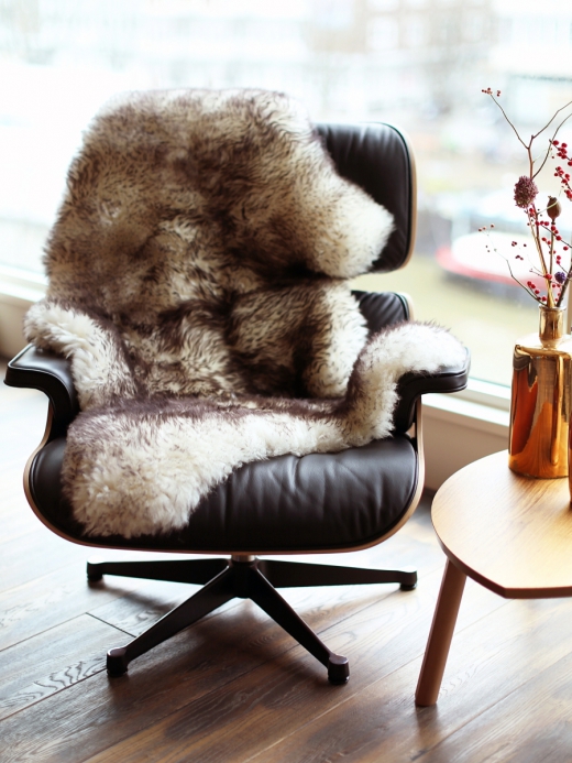 Mouflon schapenvacht 110/130 cm