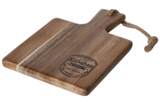 Mini acacia houten dienblad met print