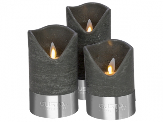 Led kaars met bewegende vlam groot