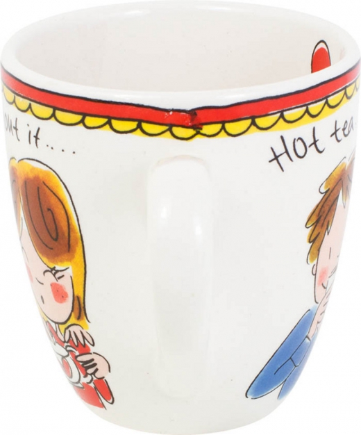 Minimok rood tekst blond